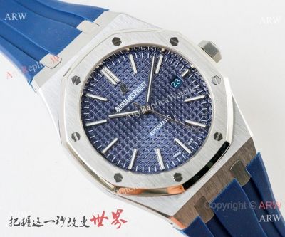 Copy Audemars Piguet Royal Oak 41mm Watches Blue Dial Deployment Clasp